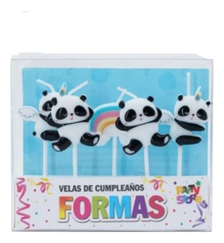 Kit Decoracion Mesa Infantil Cumpleaños Oso Panda Arco Iris Agua Panda Arcoíris Panda