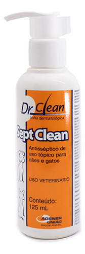 Antisséptico Dr Clean Sept Clean Para Cães E Gatos 125ml