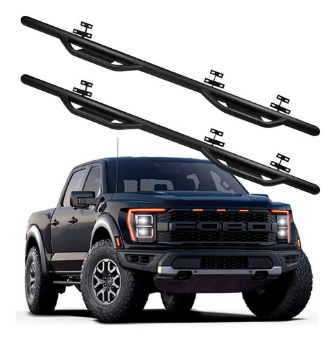 Estribos Acero F-150 Raptor Lobo 2021 2022 2023 2024 Torus