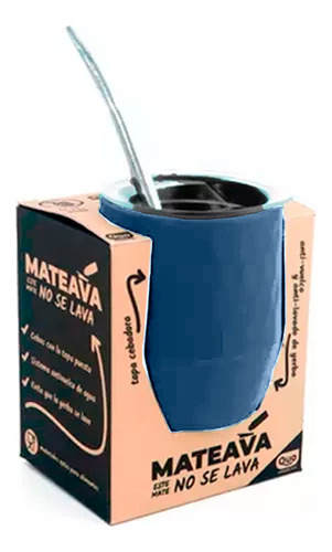 Mate Termico Bombilla Tapa Antivuelco No Se Lava Mateava