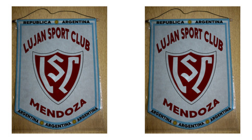 Banderin Chico 13cm Lujan Sport Club Mendoza