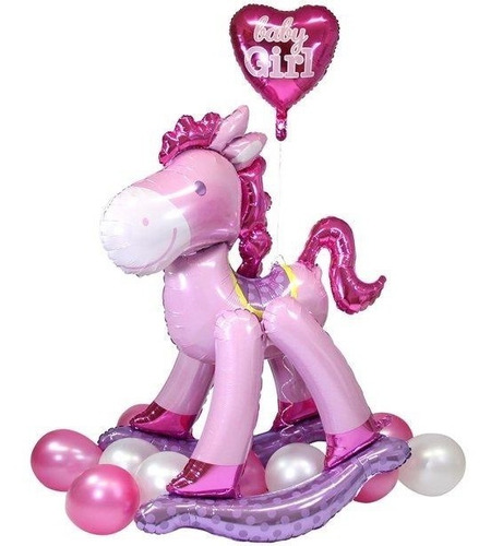 Globo Airwalker Baby Girl, Baby Shower (calidad Helio)