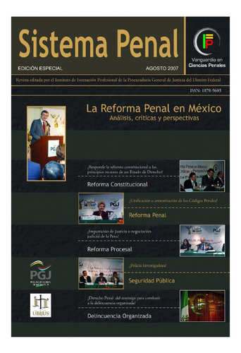 Sistema Penal # 2 (abril - Junio 2008). Cerezo Mir, José.