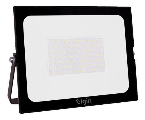 Refletor De Led 30w 6000k Preto Bi-volt Elgin