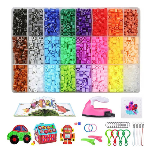 Juego De Mini Cuentas Hama 16000 Piezas, Kit Hama De 2,6 Mm