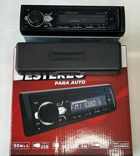 Imagen 4 de 4 de Estero Maverick 1500 Usb Bluetooth Mp3 Control Remoto Am/fm