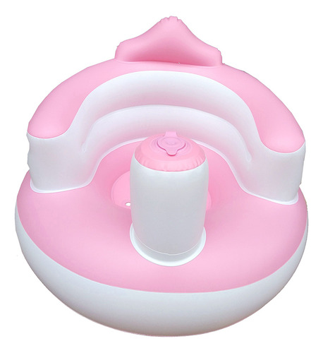 Silla Bebé Inflable Portátil Asiento Entrenamiento Pvc Azul