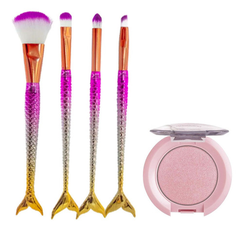 Imagem 5 de 6 de Kit De Maquiagem Infantil Completo + Pop It + Lata Kmlt7