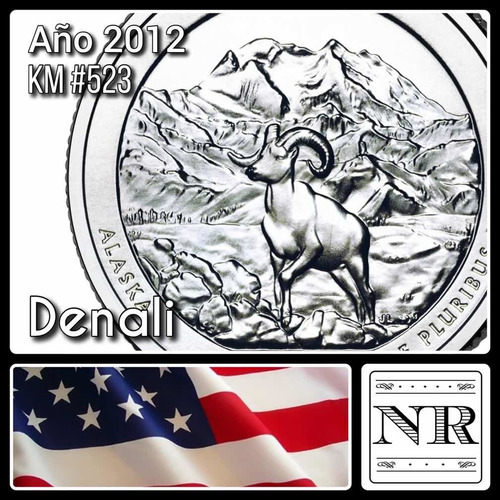 Estados Unidos - 25 Cents - Año 2012 - Parques - Denali