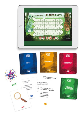 One And Only Planet Earth Juego De Mesa Educativo En Inglés