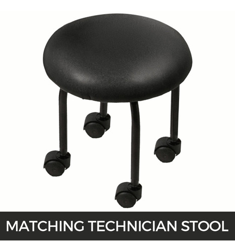 Vevor Silla Para Masaje Y Podologica Ajustable Spa Portatil Color Negro