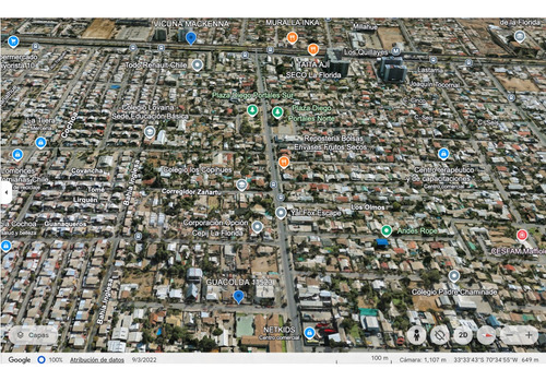 Excelente Terreno En Calle Guacolda A Pasos Diego Portales