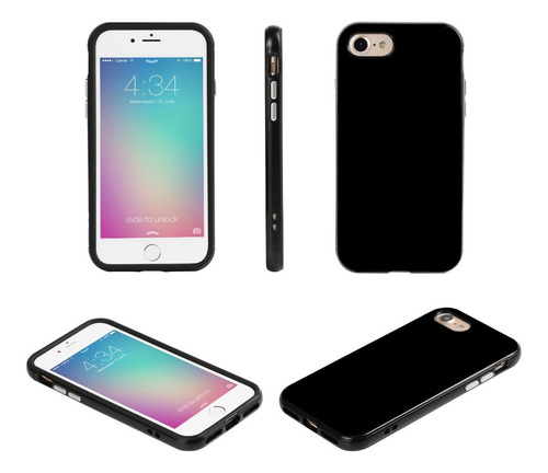 Estuche Forro Funda Goma Silicona Lujo Para iPhone 7/8 Plus