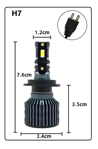 Kit Ampolletas Led Auto Camioneta 28.000 Lumenes Canbus