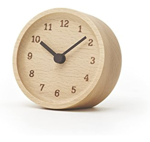 Lemnos Muku Reloj De Computadora (madera Haya