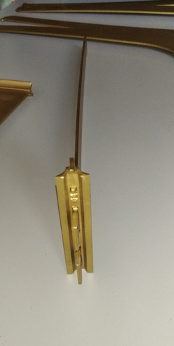 Pie De Amigo Para Cremallera Aluminio Dorado (Usado)