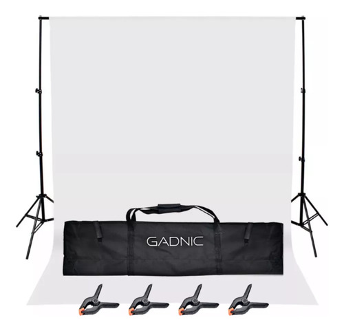 Soporte Para Fondo De Fotografía Studio Portátil 3m Blanco