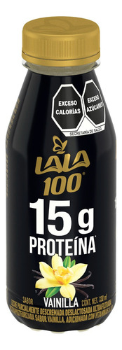 Lala 100 Leche Sin Lactosa Sabor Vainilla. 20 Pzas De 330 Ml