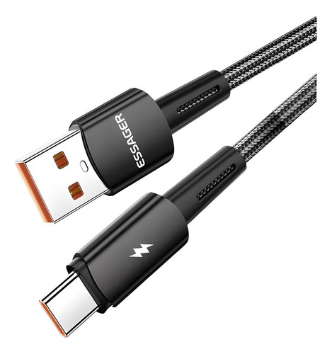 Cable Usb A Usb-c Datos Carga Rapida 2m Color Para Xiaomi