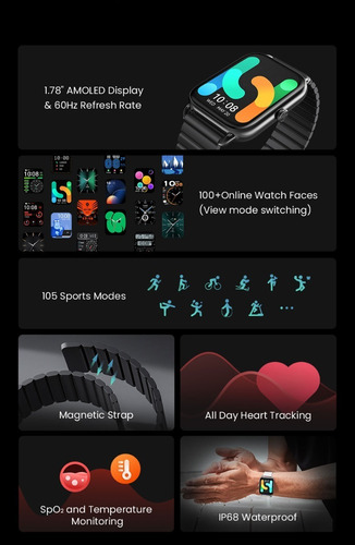 Imagem 7 de 10 de Haylou Rs4 Plus Smartwatch Amoled Hd - Silver