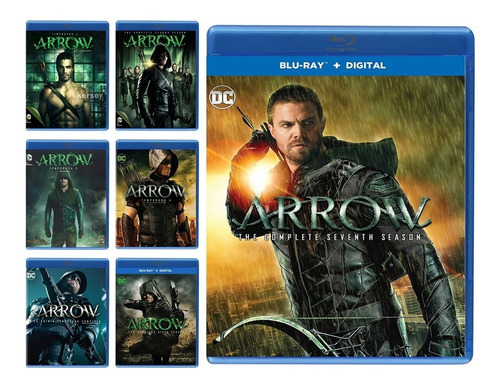 Arrow Dc Comics Paquete Temporada 1 2 3 4 5 6 7 Blu-ray