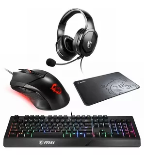 Combo Gamer Msi Adventure202(teclado,mouse,headset.mousepad