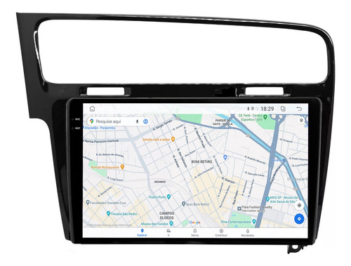Kit Multimídia Golf Mk7 9p Aikon Core Red Carplay 2gb 64gb