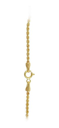 Imagen 3 de 4 de Torzal Italiano Oro 10k 2.2 Mm 60 Cm De Largo