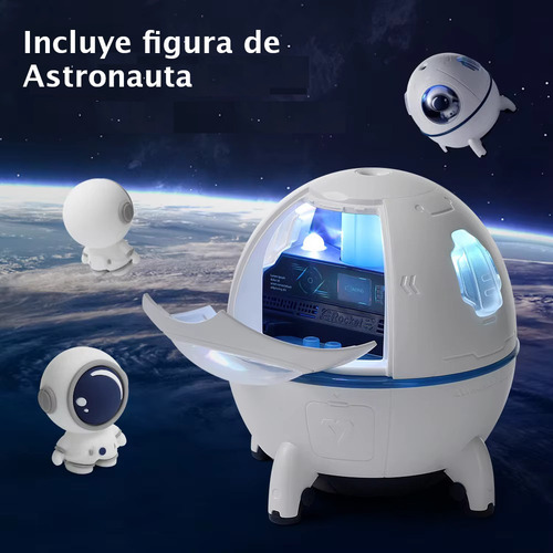 Difusor Para Hogar Cápsula Espacial (recargable)