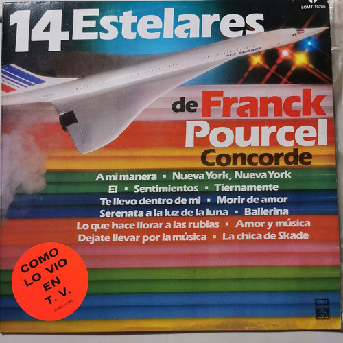 Disco Lp: Franck Pourcel-14 Estelares Concorde