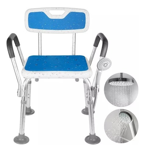 Silla De Baño Ducha Comoda Ajustable Discapacitado Anciano