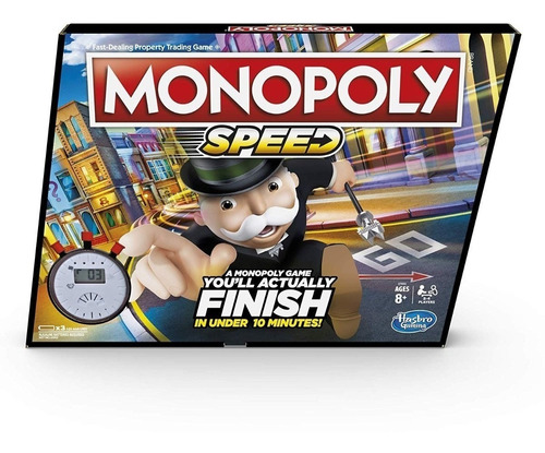 Monopoly Speed Juego De Mesa Hasbro Gaming E7033
