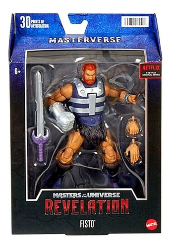 Figura Fisto Masters Of The Universe Revelation Mattel