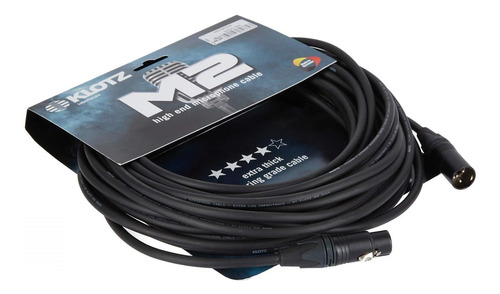 Imagen 2 de 4 de Cable De Micrófono Klotz M2fm1-1500 15 Metros