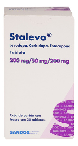 Stalevo Tableta 50 Mg/200 Mg/200 Mg, 30 Tabletas