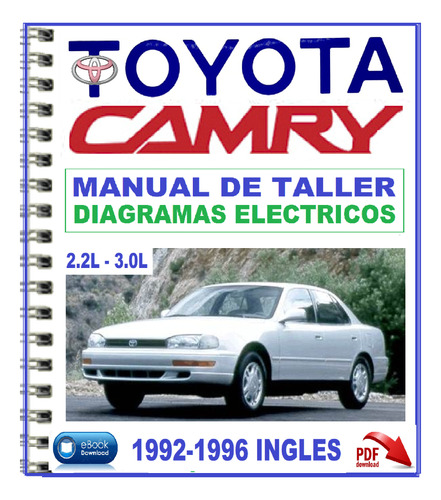 Toyota Camry Manual De Taller Servicio Reparación 1992-1996