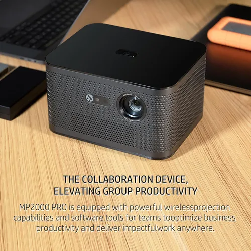 Proyector Hp Mp2000 Pro, 1080p, 1500 Led Lumens Ansi, Conect