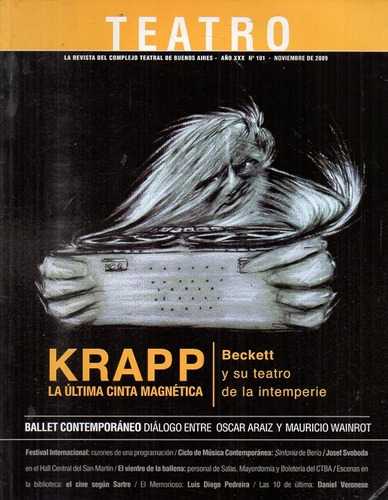 Revista Teatro 101 Noviembre 2009 Beckett Krapp Veronese