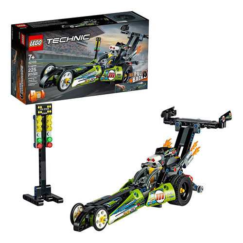 Edificio De Juguete Lego Technic Dragster 42103 Pullback Rac