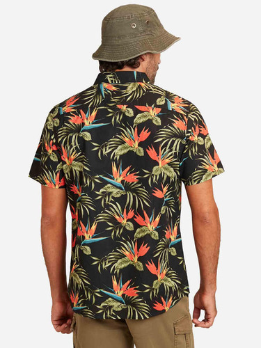 Camisa M/c Birt Floral Multicolor Hombre Ripcurl