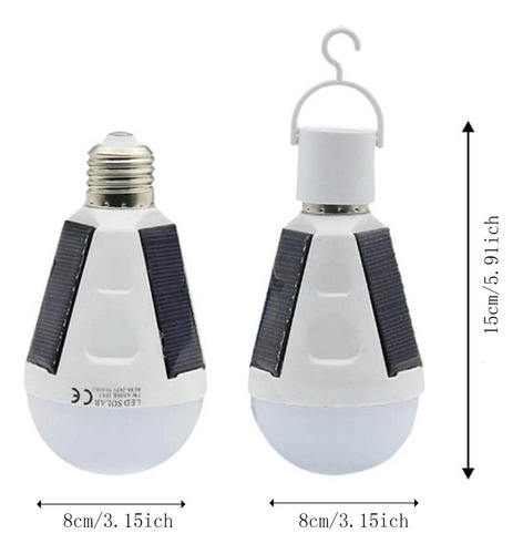 * Luces Solares N Bulbs, Luces De Emergencia Con Carga