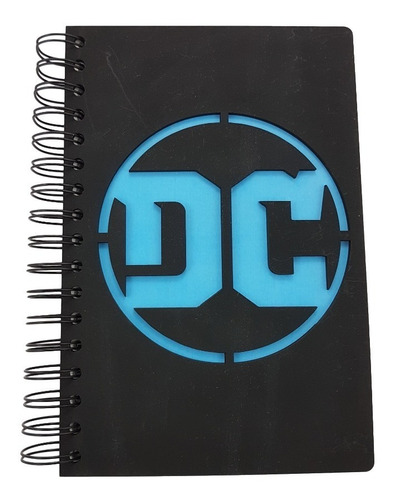 Libreta Italiana Portada Personalizada Logo Dc Comics