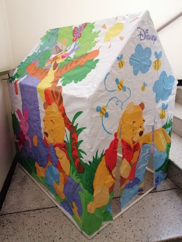 Casa Carpa Disney Impermeable Grande Cap.4 Niños 108a75l97p