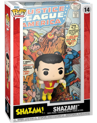 Funko Pop! Comic Covers: Dc - Shazam!  Colección Premium    