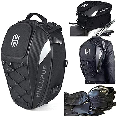 Motorcycle Tail Bag Seat Helmet 38l Motorcycle Backpack...