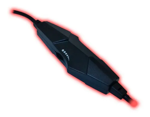 Auriculares Gamer Kolke Champ 32mw Micrófono Cable 2m Color Negro/Rojo