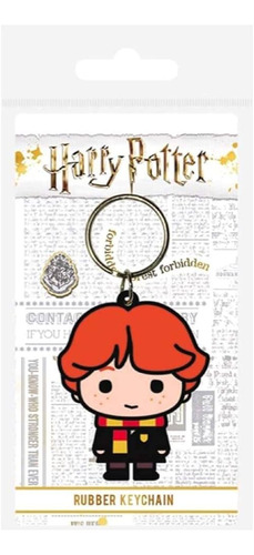 Harry Potter - Ron Weasley Chibi - Llavero De Goma