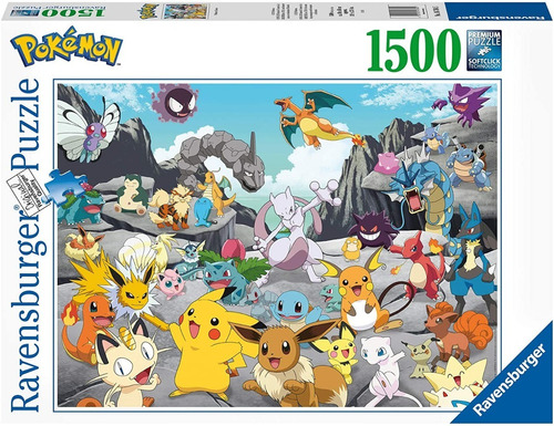 Rompecabezas Puzzle Ravensburger Pokemon 1500 Piezas 