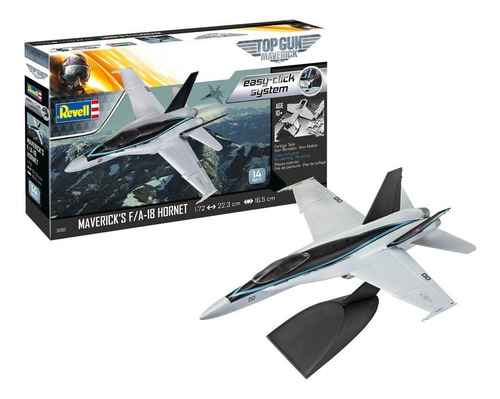 F/a 18- Hornet Top Gun Easy Click - 1/72 Revell 04965