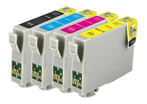 Pack 4 Tinta  T117-73n   Bcmy T23 T24 Tx105 Tx115